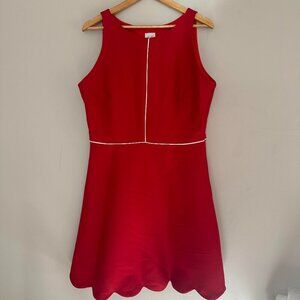 Camilyn Beth Daira Scalloped Hem Mini A-Line Dress - Holiday Cocktail NWT - 12